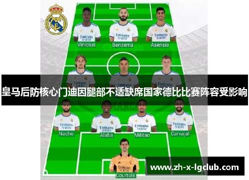 皇马后防核心门迪因腿部不适缺席国家德比比赛阵容受影响